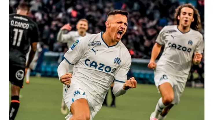 El chileno volvió a anotar con la camiseta del cuadro francés