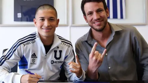 Renato Huerta estampó la firma en la U