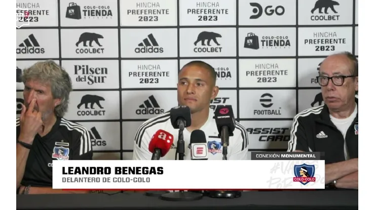 Benegas es el sexto refuerzo de Colo Colo para el 2023.