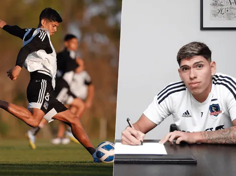 Esteban Pavez blinda a Carlos Palacios para que haga bien su pega en Colo Colo