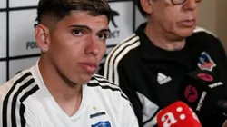 Palacios firmó ayer por Colo Colo.