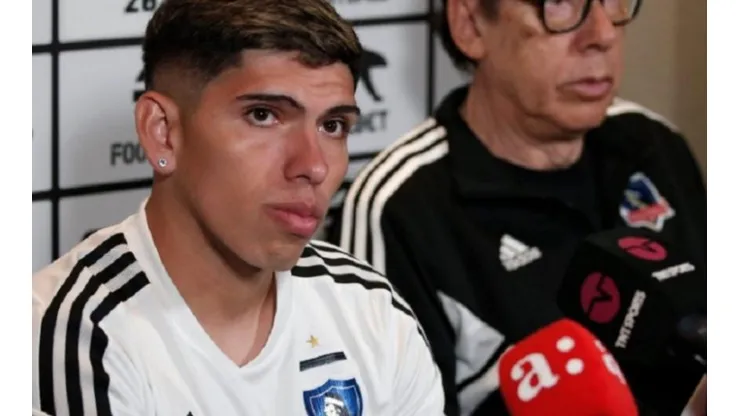 Palacios firmó ayer por Colo Colo.
