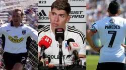 Palacios y los jugadores que usaron el 7 en Colo Colo.