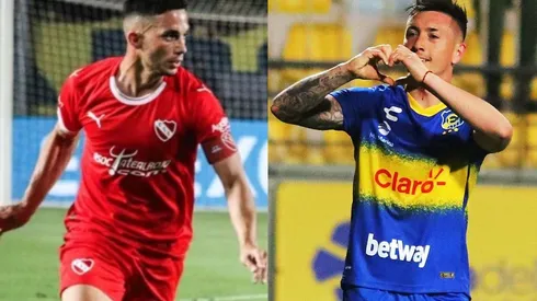 Independiente y Everton animan un amistoso en San Juan, Argentina.
