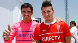 Castillo y Toselli cuando compartían en la UC.