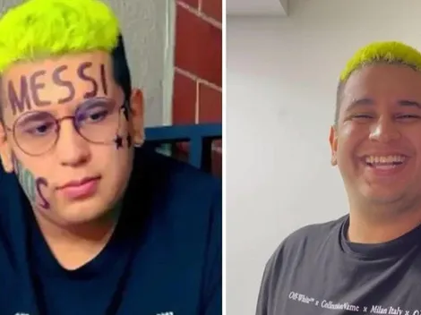 Influencer colombiano asumió que nunca se tatuó el nombre de Messi y que se trató de una broma