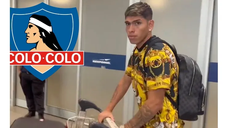 Carlos Palacios ya llegó a Chile para ser nuevo jugador de Colo Colo