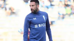 El ex seleccionado nacional mostró la marca que le dejaron en el amistoso de la UC