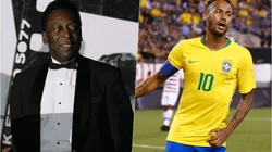 Neymar Jr. lamentó la partida de Pelé.