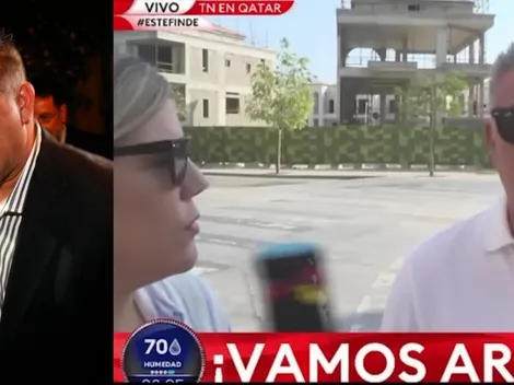 Borghi exculpa a la periodista que no lo reconoció en Qatar