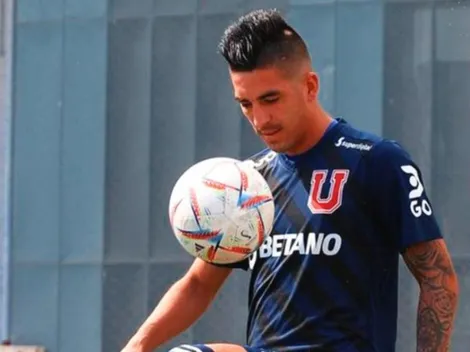 Viejito Pascuero azul: Hijo de Fernández vibra con los colores de la U en la Navidad