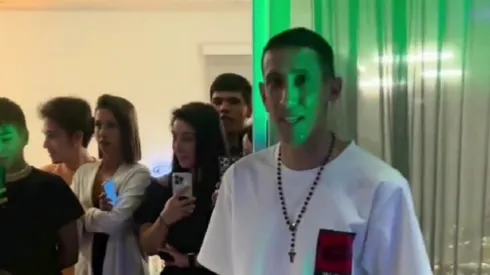 El momento de emoción de Di María en la Navidad.