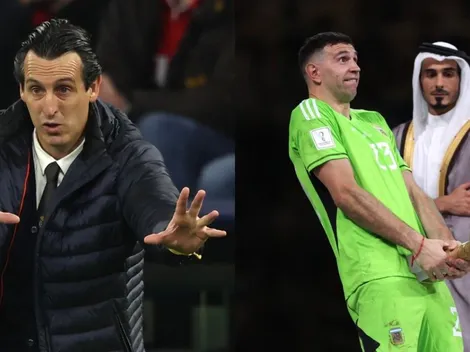 DT de Aston Villa hablará con Dibu Martínez sobre sus celebraciones