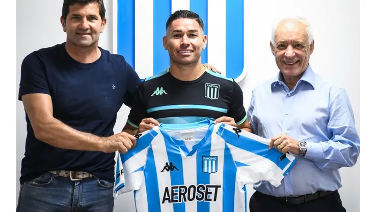 Óscar Opazo es uno de los refuerzos de Racing para 2023.