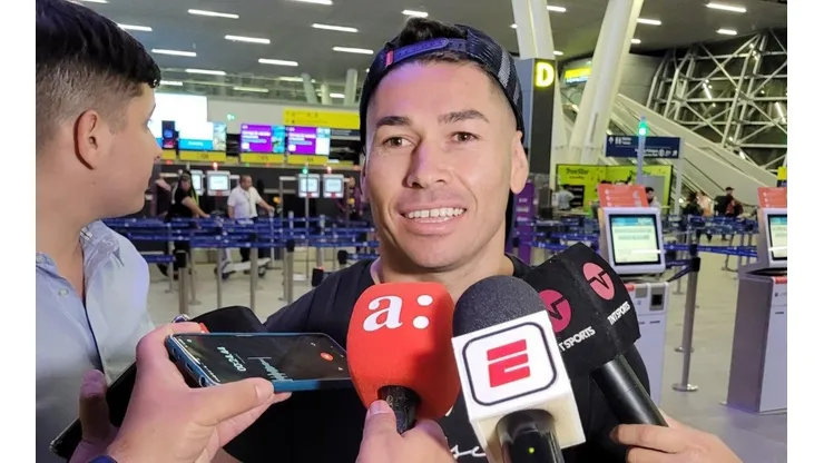 Opazo explicó su salida del Cacique en el aeropuerto.