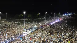 Recibimiento de los campeones en Buenos Aires
