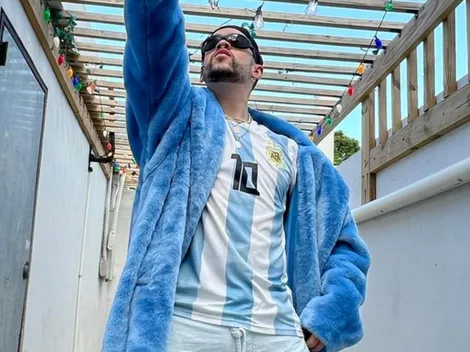 Bad Bunny tuvo eufórica celebración del título de Argentina en Qatar 2022