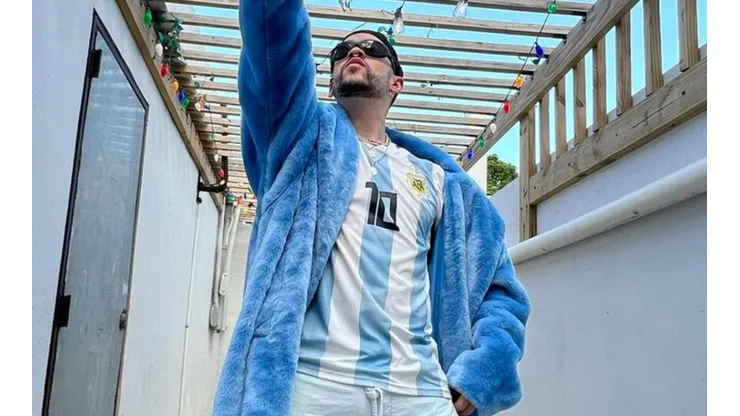 El boricua celebró el título argentino en Qatar