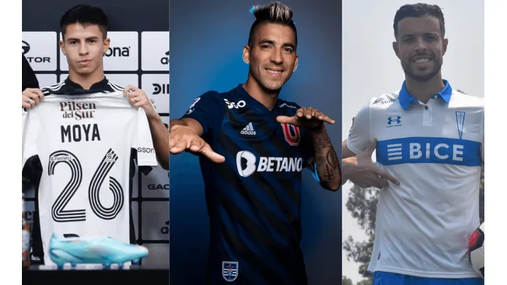 Conoce a los refuerzos de los tres grandes de Chile.