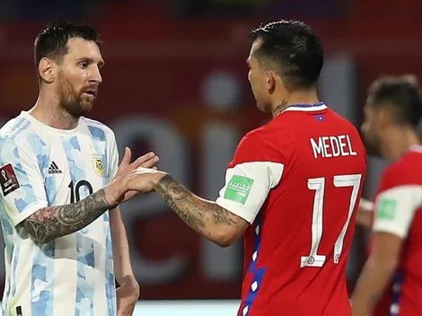 Gary Medel aplaude el título de Argentina y de Messi en Qatar