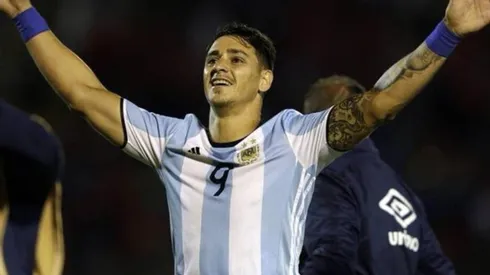 El delantero cruzado festejó el título de la Albiceleste