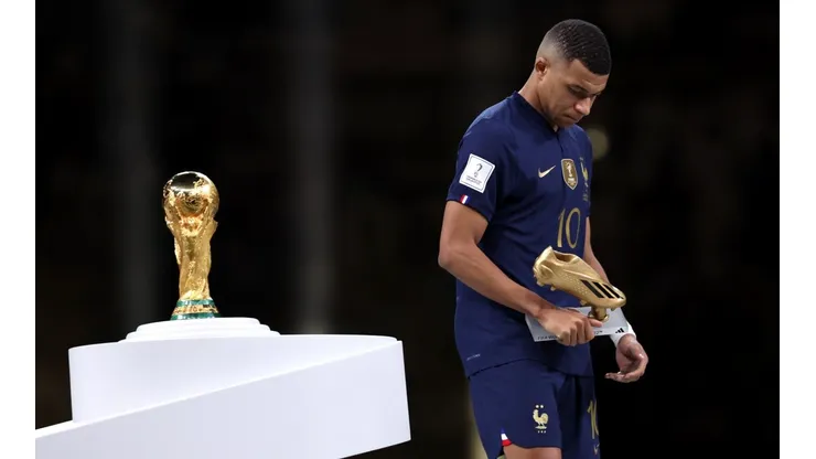 Mbappé solo tuvo que conformarse con el Botín de Oro en Qatar 2022.