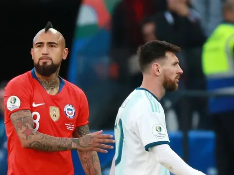 Vidal celebra el título de Messi y de Argentina en Qatar 2022