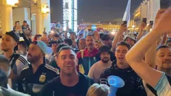 Guede alentó a la albiceleste previo a la final.