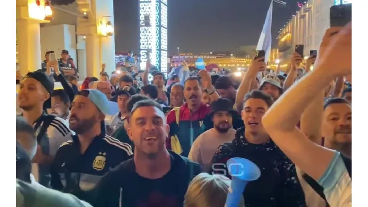 Guede alentó a la albiceleste previo a la final.
