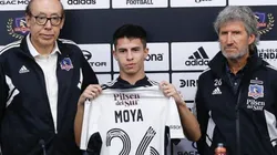Matías Moya fue presentado en Colo Colo