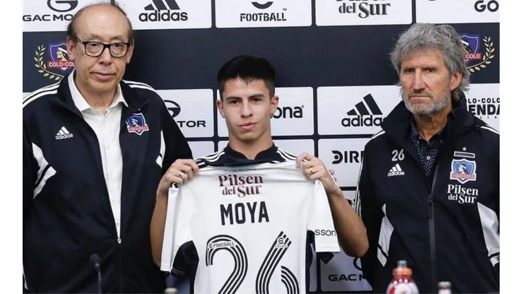 Matías Moya fue presentado en Colo Colo