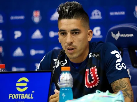 Fernández asume el rol de goleador en la U y se juramenta por el equipo