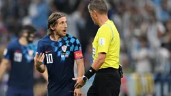 Luka Modric se lanzo en contra del juez italiano