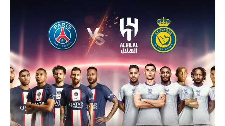PSG vs Riyadh All Star: El duelo que tendrá, por un lado, a Lionel Messi ante Cristiano Ronaldo, con Marcelo Gallardo como DT.