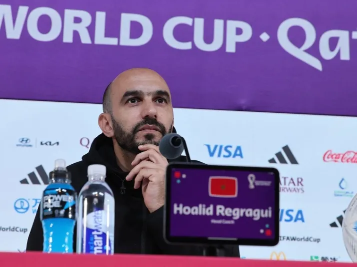 DT de Marruecos no se guardó nada en la previa de la semifinal en Qatar