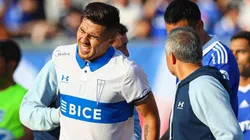 El volante sufrió un choque con el lateral en la práctica de este martes