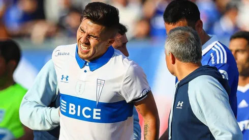 El volante sufrió un choque con el lateral en la práctica de este martes