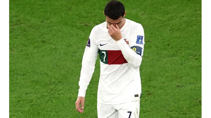 Cristiano ingresó en el segundo tiempo durante el partido contra Marruecos