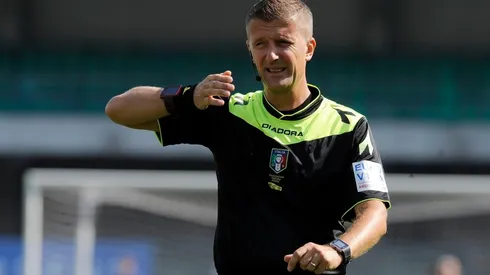 Daniel Orsato arbitra en la Serie A de Italia