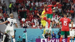 El delantero marroquí se elevó 2,78 metros en su anotación ante los lusos