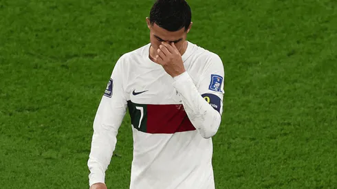Cristiano Ronaldo sufre la eliminación en Qatar