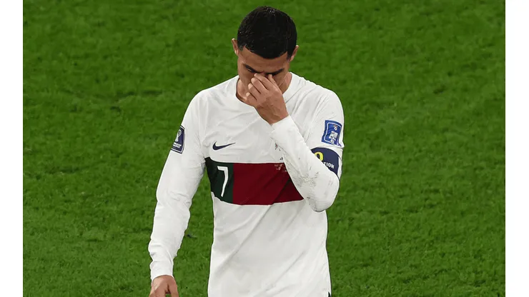 Cristiano Ronaldo sufre la eliminación en Qatar