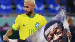 Pelé quiere que Neymar siga pintando caras con la pelota en Brasil.