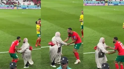 Sofiane Boufal tuvo un emotivo festejo luego de la victoria de su selección en Qatar