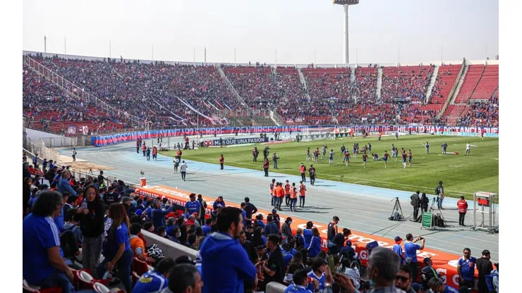 Universidad de Chile solo jugó un partido en el Estadio Nacional en el 2022.