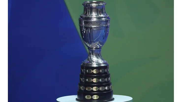 El trofeo de la Copa América