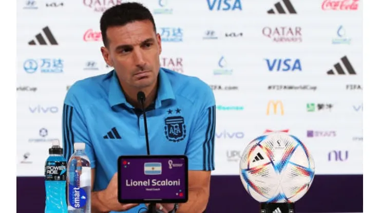 Lionel Scaloni se enoja con la prensa argentina por filtraciones en la previa del duelo ante Países Bajos