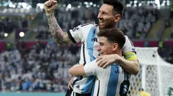Lionel Messi y Julián Álvarez fueron los autores de los goles contra Australia