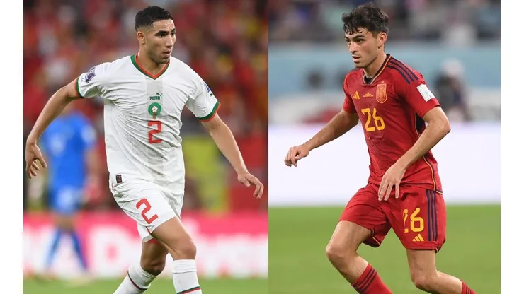 Marruecos y España luchan por no quedar eliminados en octavos de final.