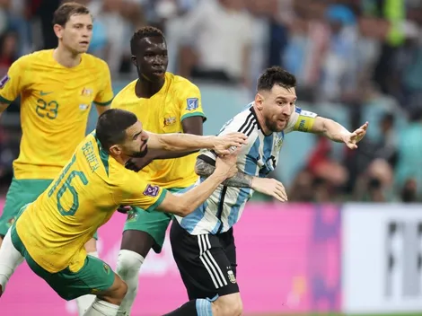 Argentina sufre para dejar en el camino a Australia en el Mundial